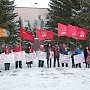 Тюменская область. В Ялуторовске прошла акция в честь 98-й годовщины Великого Октября