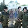 Чудотворная икона из Крыма доставлена казачьим автопробегом - крестным ходом на Кавказ