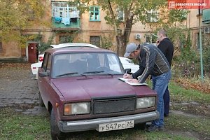 Керчан ожидают штрафы за парковку на газонах