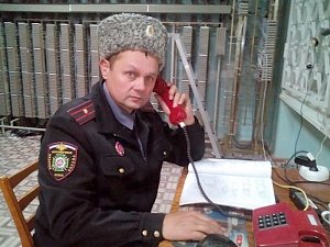 Казаки-пограничники обеспечивают работу связи в Севастополе