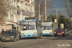 В Керчи 31 декабря троллейбус будет ходить до 23 часов