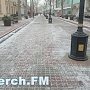 В Керчи перед Новым годом выпал снег