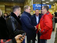 Дмитрий Полонский встретил 5-миллионого пассажира аэропорта «Симферополь»