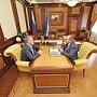 Сергей Аксёнов провёл рабочую встречу с главой крымской столицы