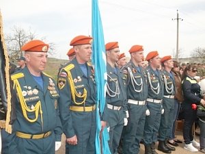 В Ленинском районе спасатели приняли участие в перезахоронении останков 162 советских воинов