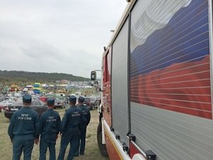 Крымские спасатели обеспечивают безопасность праздника «Хыдырлез»