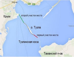 Возведение Крымского моста перешло в морскую фазу