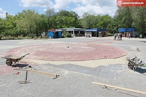В Керчи новую площадку под аттракционы на набережной откроют к 1 июня