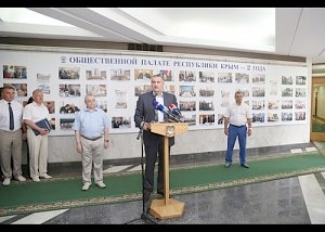 Аксёнов высоко оценил работу Общественной палаты Крыма