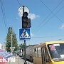 В Керчи на автовокзале второй день не работает светофор
