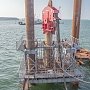 Строители приступили к возведению судоходной части Крымского моста