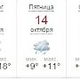 В Крыму прогнозируют сильные дожди и ветер