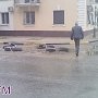 В Керчи водоканал оставил на дороге новые «раскопки»