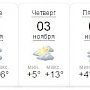 В Крыму прогнозируют сильный дождь