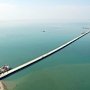 Установка свай завершена на первом участке строительства Крымского моста