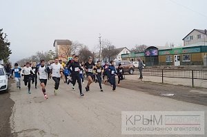 Массовый легкоатлетический пробег прошёл в Симферопольском районе