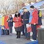 При участии Севастопольского горкома КПРФ в Балаклаве открыли сезон зимнего плавания