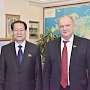 В канун Нового года Г.А. Зюганов встретился с послом КНДР в России