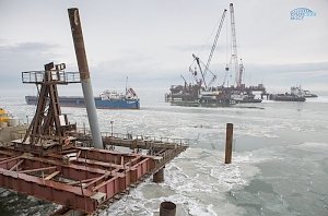 Арочные пролёты Крымского моста уже готовы наполовину