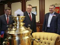 Сергей Аксёнов провёл встречу с Председателем Тульской областной Думы Сергеем Харитоновым
