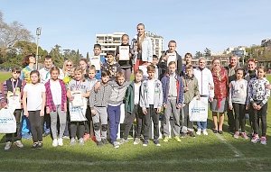 Кубок «Крымской газеты» по метанию мяча собрал рекордное количество школьников