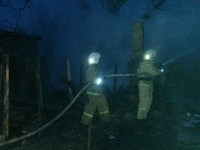 На пожаре в Залесье спасены 3 человека