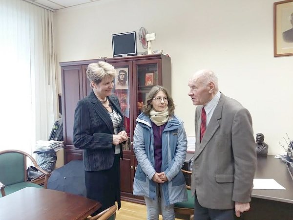 В СКП-КПСС состоялась встреча с дочерью Председателя Коммунистической партии Чили Еленой Тельер