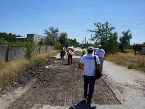 В Джанкое ремонтируют дороги в рамках проекта ОНФ