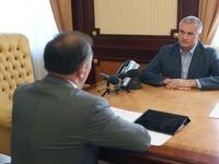 Сергей Аксёнов провёл рабочую встречу с министром экономического развития РК