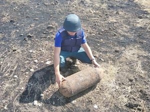 В Багерово нашли 100-килограммовую бомбу