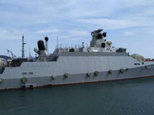 Новейший малый ракетный корабль Черноморского флота «Вышний Волочёк» впервые вышел в море в ходе заводских испытаний