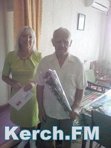 В Керчи ещё один ветеран на этой неделе отметил своей 90-летний юбилей