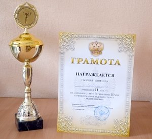 Севастопольская юношеская команда по пожарно-прикладному спорту заняла второе место на соревнованиях в Республике Крым