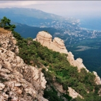 В горах Крыма спасена группа туристов