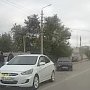 В районе керченской детской больницы утром произошло дорожно-транспортное происшествие