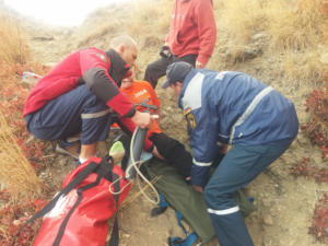 Крымские спасатели за выходные эвакуировали с гор трёх туристов