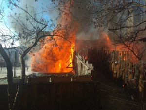 В результате крупного пожара в Ялте сгорело кафе