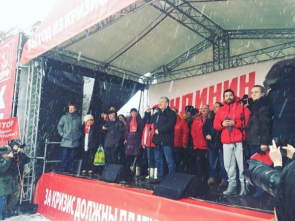 П.Н. Грудинин на митинге в столице России: Мы будем стоять за справедливость!