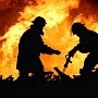 На пожаре в Феодосии спасли мужчину
