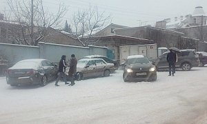 В Севастополе столкнулись более десяти машин