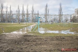 В Керчи заверили высушить стадион школы №23