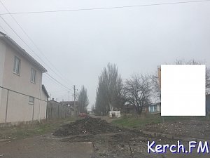 В Керчи перерыли часть улицы Шевякова