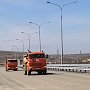 Работы по установке освещения на автоподходе к Крымскому мосту почти завершены, — Карпов