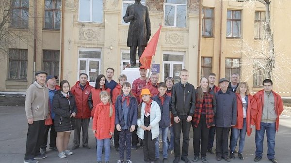 Читинские пионеры участвовали в памятных мероприятиях, посвященных 148-й годовщине от момента рождения В.И. Ленина