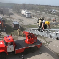 На пожаре в г. Армянск эвакуировали 36 жильцов
