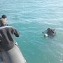Крымские водолазы-спасатели проводят учебно-тренировочные сборы на Тарханкуте