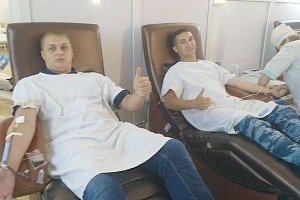 Сотрудники УФСИН в Крыму сдали кровь для детей, больных онкологией