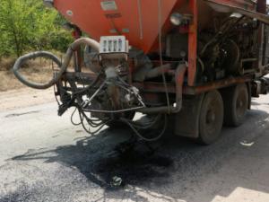 В Крыму начали применять новую экспресс технологию по ремонту дорог