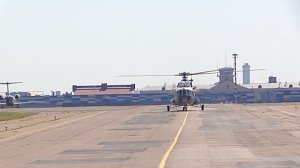 Спасатели со всей России прибыли в Крым, чтобы поучаствовать учебных сборах лётного состава МЧС