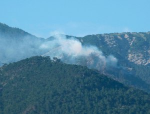 В ялтинских горах случилось новое возгорание